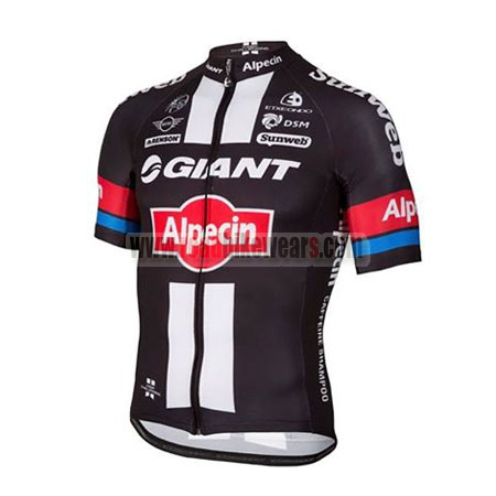 Glimmend Herenhuis Gemaakt om te onthouden 2016 Team GIANT Alpecin Cycle Apparel Winter Summer Riding Jersey Top Shirt  Maillot Black | Road Bike Wear Store