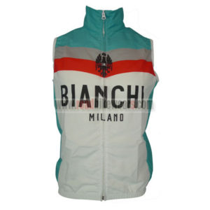 2013 Team BIANCHI MILANO Cycling Vest Sleeveless Waistcoat Rain-proof Windbreak White