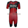 2014 Team BMC Short Sleeves Triathlon Riding Wear Skinsuit Red Black