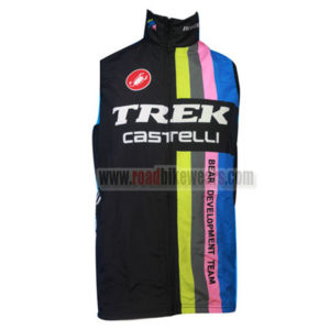 2014 Team TREK Castelli Cycling Vest Sleeveless Waistcoat Rain-proof Windbreak Black Colorful