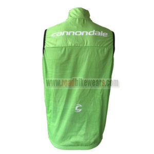 2015 Team Cannondale Riding Vest Sleeveless Waistcoat Rain-proof Windbreak Green