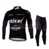 2016 Team etixxl QUICK STEP Cycle Long Suit Black