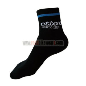 2016 Team etixxl QUICK STEP Cycling Socks Black