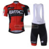 2017 Team BMC Cycling Bib Kit Red Black