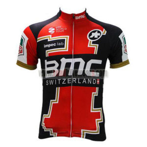 2017 Team BMC Cycling Jersey Maillot Shirt Red Black White
