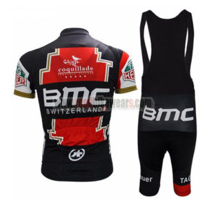 2017 Team BMC Racing Bib Kit Red Black White