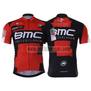 2017 Team BMC Riding Jersey Maillot Shirt Red Black