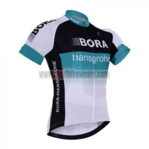 2017 Team BORA hansgrohe Cycle Jersey Maillot Shirt White Black Blue
