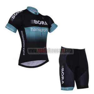 2017 Team BORA hansgrohe Cycle Kit Black Blue