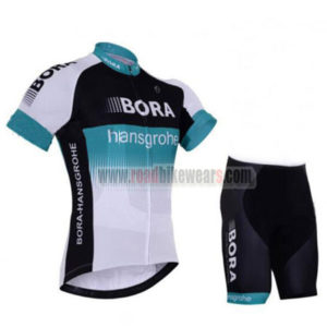 2017 Team BORA hansgrohe Cycle Kit White Black Blue