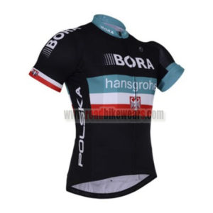 2017 Team BORA hansgrohe Poland Biking Jersey Maillot Shirt Black