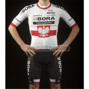 2017 Team BORA hansgrohe Poland Cycling Kit White