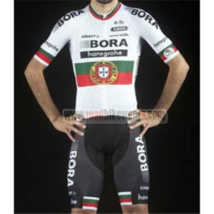 2017 Team BORA hansgrohe Portugal Cycling Kit White