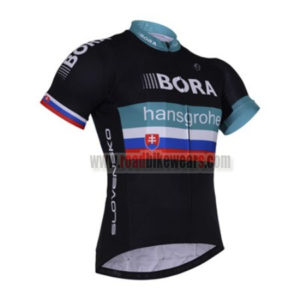 2017 Team BORA hansgrohe Slovakia Cycle Jersey Maillot Shirt Black