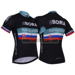 2017 Team BORA hansgrohe Slovakia Riding Jersey Maillot Shirt Black