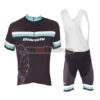 2017 Team Bianchi Cycling Bib Kit Black Blue White
