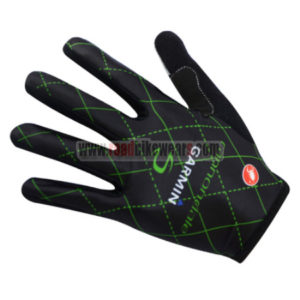 2017 Team Cannondale Cycling Long Gloves Full Fingers Black