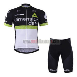 2017 Team Dimension data Biking Kit Black Green White