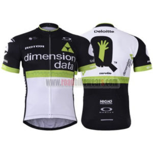 2017 Team Dimension data Riding Jersey Maillot Shirt Black Green White