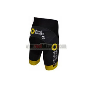 2017 Team Direct Energie VENDEE Bike Shorts Bottoms Black Yellow