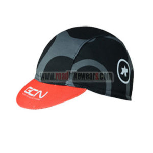 2017 Team GCN Biking Cap Hat Black Red