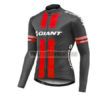 2017 Team GIANT Cycling Long Jersey Maillot Black Red