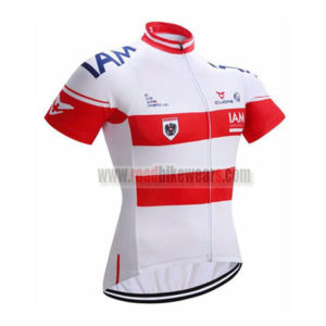 2017 Team IAM Austria Bike Jersey Maillot Shirt White Red