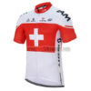 2017 Team IAM Switzerland Cycling Jersey Maillot Shirt White Red