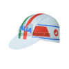 2017 Team ITALIA Biking Cap Hat White Red Green