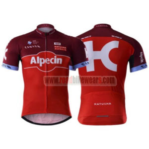 2017 Team KATUSHA Alpecin Riding Jersey Maillot Shirt Red