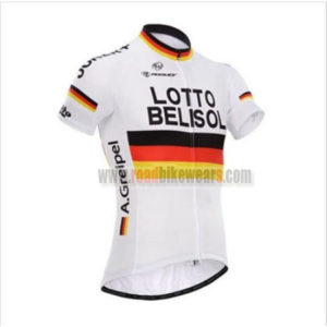 2017 Team LOTTO BELISOL Cycling Jersey Maillot Shirt White