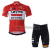 2017 Team LOTTO SOUDAL Bicycle Kit Red