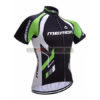 2017 Team MERIDA Cycle Jersey Maillot Shirt Black Green