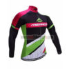 2017 Team MERIDA Cycle Long Jersey Maillot Black Green Pink