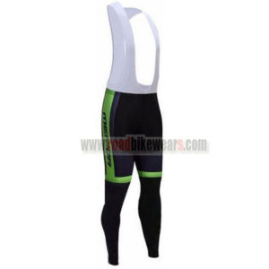 2017 Team MERIDA Cycling Long Bib Pants Tights Black Green