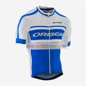 2017 Team ORBEA Cycle Jersey Maillot Shirt White Blue