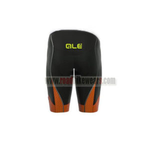 2017 Team QLE Bike Shorts Bottoms Orange Black