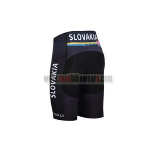 2017 Team SLOVAKIA Biking Shorts Bottoms Black