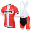 2017 Team Stolting SERVICE GROUP Denmark Cycling Bib Kit Red