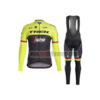 2017 Team TREK Segafredo Cycling Long Bib Suit Yellow Black