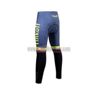 2017 Team Tinkoff Biking Pants Tights Yellow
