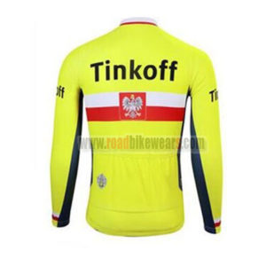 2017 Team Tinkoff Poland Biking Jersey Maillot Shirt Yellow
