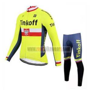 2017 Team Tinkoff Poland Cycle Suit Yellow
