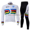 2010 Team Santini UCI Champion Racing Long Suit White Rainbow