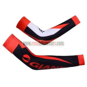 2012 Team GIANT Cycling Arm Warmers Sleeves Black White Red