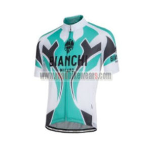 2016 Team BIANCHI MILANO Bike Jersey Maillot Shirt White Blue