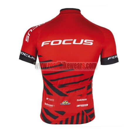 2016 Team FOCUS Pro Clothing Biking Jersey Top Shirt Maillot Cycliste Red Black | Road Bike Wear Store