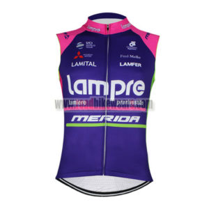 2016 Team Lampre MERIDA Riding Sleeveless Vest Tank Top Blue