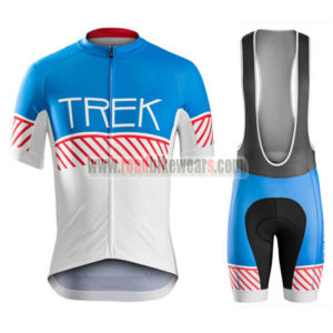 2016 Team TREK Cycling Bib Kit Blue Red White