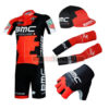 2017 Team BMC Cycling Combo Set Red Black 5-pieces